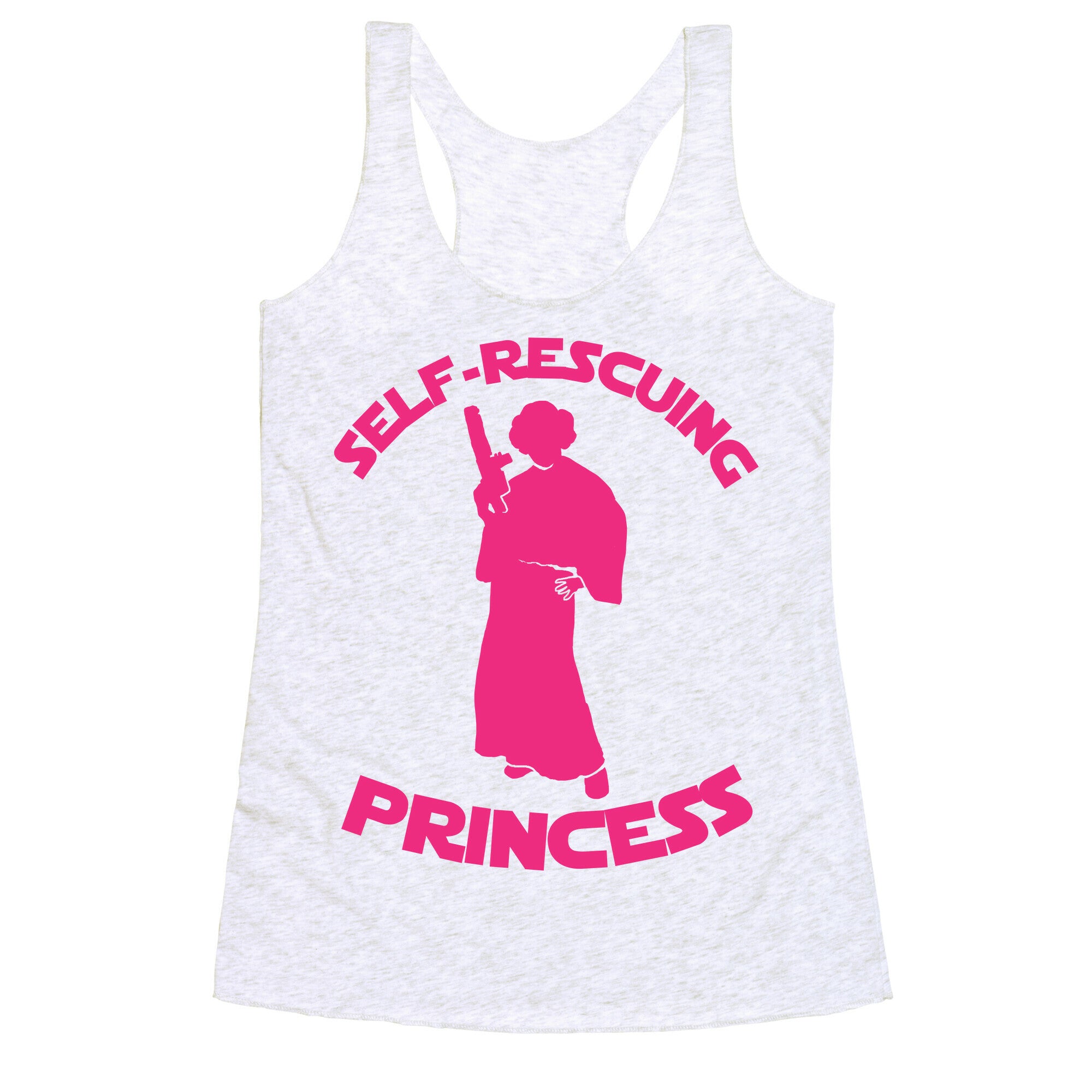 Self-Rescuing Princess Racerback Tank